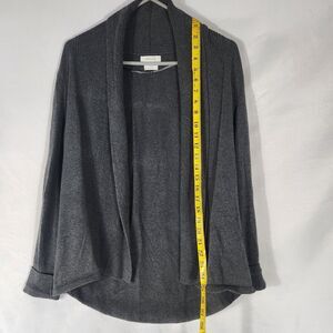 Van Heusen Women’s Waterfall Cardigan Medium Gray Classic Casual Chic Minimalist